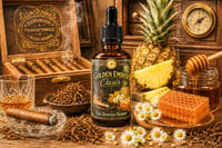 Image 1 of Golden Ember Oasis (Honeyed humidor with tropical glow)