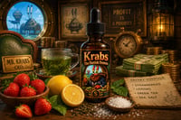 Image 1 of Mr. Krabs (Juicy strawberry, lemon zest, salty green tea cash 🦀💰)