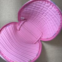Image 4 of Handmade Pink Patchwork Quilted Bag