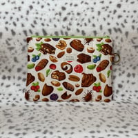 Chocolate Delights Handmade Padded Zipper Pouch