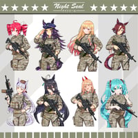 Image 1 of ARMY x Waifus V.2 / Stickers 