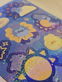 Image 2 of Summer Solstice Bunnies Sticker Sheet