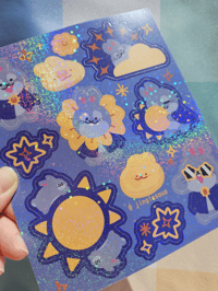 Image 5 of Summer Solstice Bunnies Sticker Sheet