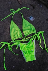 Image 1 of ♲Heat Lightning Bikini Set - L