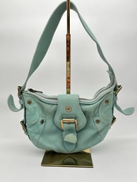 Image 1 of Mulberry Suzy Aqua Softwash Leather Shoulder Bag Vintage