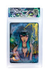 1/10 ULTRA RARE "Black Moon" Gold Foil Chase Trading Card