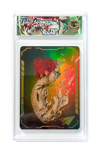 1/5 ULTRA RARE "Tiny Pieces" Rainbow Holographic Embossed Trading Card Slab