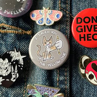 Image 11 of Silly Badger Button Pins