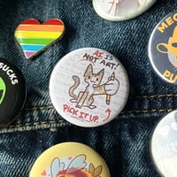 Image 10 of Silly Badger Button Pins