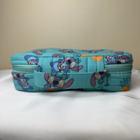 Image 4 of Pineapple Stitch Quilted Makeup Bag