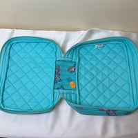 Image 6 of Pineapple Stitch Quilted Makeup Bag