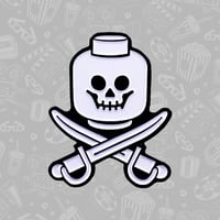 Block Pirate Enamel Pin