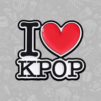 I ❤️ KPOP Enamel Pin