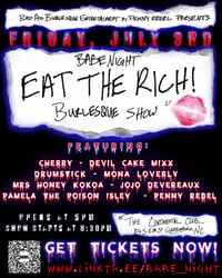 Image 1 of BABE Night- Eat The Rich