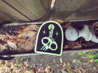 Image 1 of GLOW SKULL Sticker