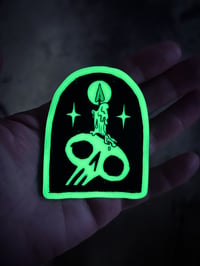 Image 2 of GLOW SKULL Sticker
