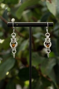 Image 2 of Encapsulated Gemstone Earrings