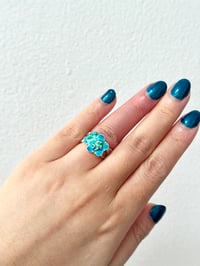 Image 2 of Blue Blossom Ring