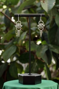 Image 2 of Short Barbed Wire Earrings