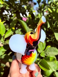 Image 1 of Rainbow wig wag elephant 