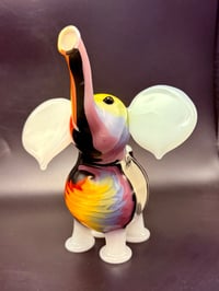 Image 3 of Rainbow wig wag elephant 