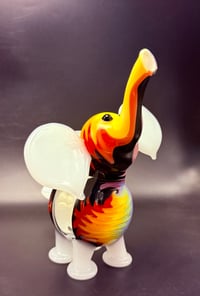 Image 4 of Rainbow wig wag elephant 