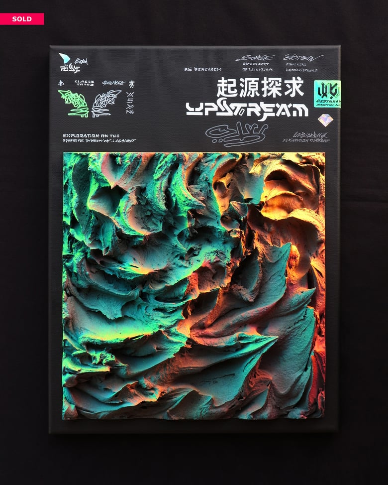 Image of "UPSTREAM" - Original painting
