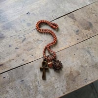 3 Charm Copper Necklace