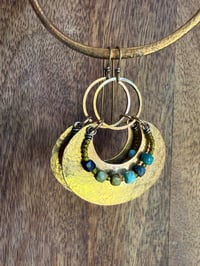 Image 11 of Peaces of Luanda . Brass Turquoise earrings 