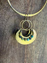 Image 6 of Peaces of Luanda . Brass Turquoise earrings 