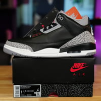 Image 1 of Air Jordan 3 Black Cement 