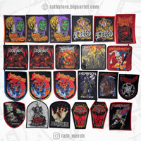 VARIOUS METAL WOVEN PATCHES #1