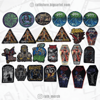 VARIOUS METAL WOVEN PATCHES #3