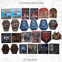 VARIOUS METAL WOVEN PATCHES #5