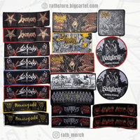 VARIOUS METAL WOVEN PATCHES #4