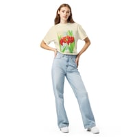 Image 2 of Strong enough to bloom - unisex garment-dyed heavyweight t-shirt