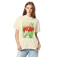 Image 1 of Strong enough to bloom - unisex garment-dyed heavyweight t-shirt