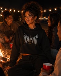 Image 3 of TAP IN™ Womens Cropped Hoodie