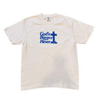 God's Biggest Flexer Tee (Ivory & Royal)