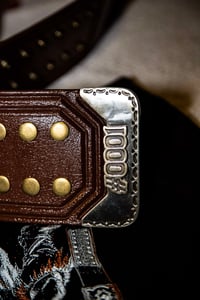 Image 2 of [COLLECTOR] - CHAMPIONSHIP REPLICA - "Armée de Freyja" Belt (numbered)