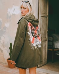 Image 1 of UNISEX DRAMA ¥ VILLAGE PUNK ¥ IBIZA ¥ PARKA  ¥ UPCYCLED  ¥ 