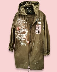 Image 3 of UNISEX DRAMA ¥ VILLAGE PUNK ¥ IBIZA ¥ PARKA  ¥ UPCYCLED  ¥ 