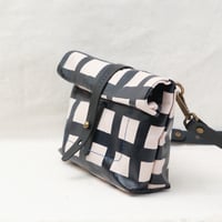 Image 4 of Grid Soft Fanny in black