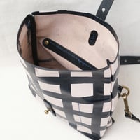 Image 6 of Grid Soft Fanny in black