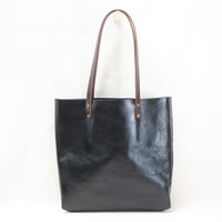 Image 3 of Soft Shopping Tote square in black 
