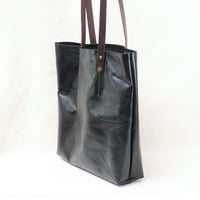 Image 5 of Soft Shopping Tote square in black 