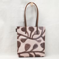 Image 1 of Paint Soft Tote brown flora + vintage brown