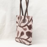 Image 4 of Paint Soft Tote brown flora + vintage brown