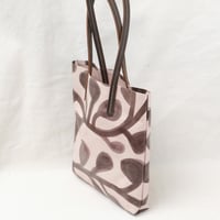 Image 5 of Paint Soft Tote brown flora + vintage brown