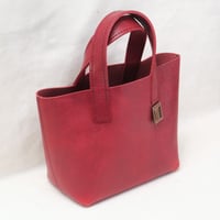Image 2 of STUDIO LINE  Small Hand Tote in red